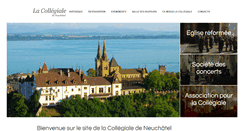 Desktop Screenshot of collegiale.ch